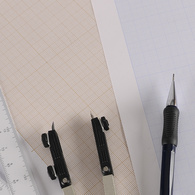 CANSON Millimeterpapier, DIN A4, 90 g/qm, Farbe: blau