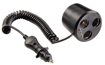 hama KFZ-Mehrfach-Verteiler, 3-fach, 8 A, 12 V, schwarz