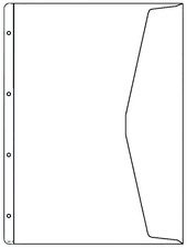 HETZEL Dokumenten-Prospekthülle, A4, PVC, genarbt, 0,13 mm