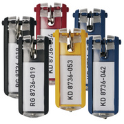 DURABLE Schlüsselanhänger KEY CLIP, blau