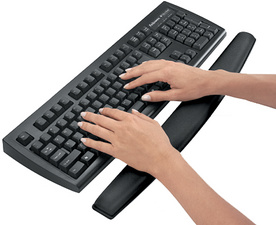 Fellowes Tastatur-Handgelenkauflage Memory Foam, schwarz