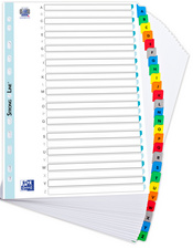 ELBA Mylarkarton-Register A-Z, ohne ST/SCH, 26-teil.