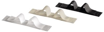 hama Klett-Kabelhalter, 100 x 20, farbig sortiert