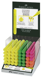 FABER-CASTELL Textmarker GRIP MARKER TEXTLINER, im Display