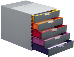 DURABLE Schubladenbox VARICOLOR MIX 5, mit 5 Schubladen