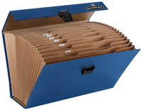 Fellowes BANKERS BOX Fächertasche Handifile, 19 Fächer, blau