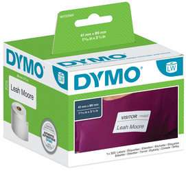 DYMO Namensschilder, 89 x 41 mm