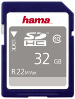 hama Speicherkarte SecureDigital High Capacity Gold, 16 GB