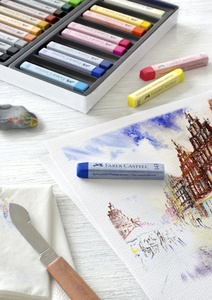 FABER-CASTELL Softpastellkreiden STUDIO QUALITY, 12er Etui