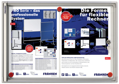 FRANKEN Schaukasten X-tra!Line, 3 x DIN A4, Innenbereich