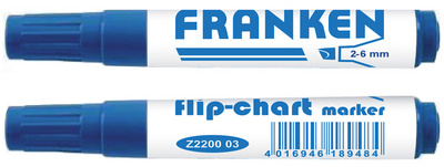 FRANKEN Flipchart Marker, Strichstärke: 2-6 mm, rot