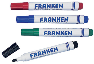 FRANKEN Whiteboard-Marker, Strichstärke: 2-6 mm, sortiert