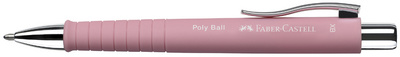 FABER-CASTELL Druckkugelschreiber POLY BALL XB, pink