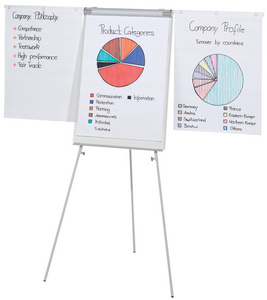 FRANKEN Flipchart ECO Standard, 680 x 1.050 mm, hellgrau