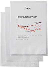 HETZEL Sichthülle Top Quality, A4, PP, genarbt, 0,13 mm