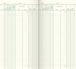 KÖNIG & EBHARDT Portobuch, 165 x 297 mm, 40 Blatt