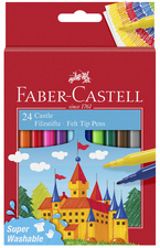 FABER-CASTELL Fasermaler, 12er Kartonetui