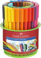 FABER-CASTELL Fasermaler CONNECTOR PEN, 45er Köcher