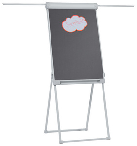 FRANKEN Moderationstafel Deluxe, 670 x 950 mm, Filz grau