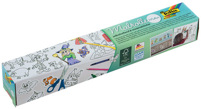 folia Malrolle mit Motiven, 300 mm x 4 m, selbsthaftend