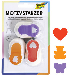 folia Motivstanzer Ganzjahresmotive, klein, Set 4