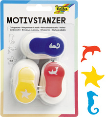 folia Motivstanzer Ganzjahresmotive, klein, Set 4