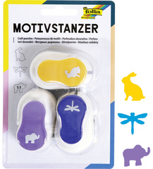 folia Motivstanzer Ganzjahresmotive, klein, Set 4