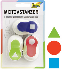 folia Motivstanzer Ganzjahresmotive, klein, Set 4