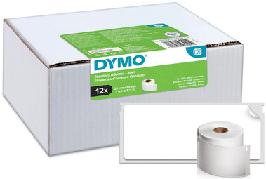 DYMO LabelWriter-Adress-Etiketten, 89 x 36 mm, weiß