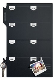 Securit Kreidetafel SILHOUETTE Wochenplaner