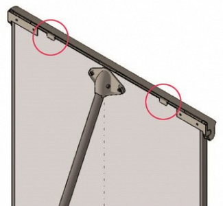 FRANKEN Blockhalter für Flipchart EL-FC