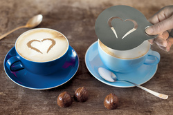 Securit Kaffee-Schablonen-Set, 2-teilig