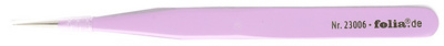 folia Pinzette, spitz, Länge: 135 mm, schwarz beschichtet