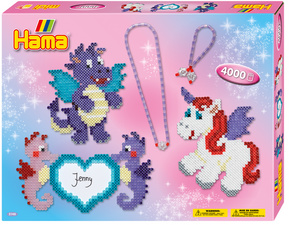 Hama Bügelperlen midi Drachenfreunde, Geschenkpackung