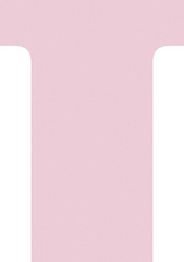 EXACOMPTA T-Karten, Größe 2 / 60 mm, 160 g/qm, rosa