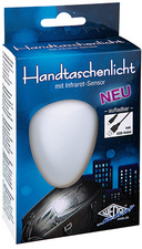 WEDO Aufladbares LED-Handtaschenlicht, 2 LEDs & IR-Sensor