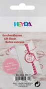 HEYDA Geschenkbox, Karton, klein, weiß