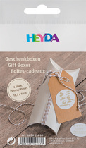 HEYDA Geschenkbox, Karton, groß, natur