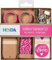 HEYDA Verpackungs-Set Schöner Schenken, hellgrau