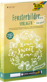folia Fensterbilder-Vorlage Warme Jahreszeit