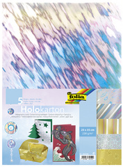 folia Holokarton, 250 x 350 mm, 230 g/qm, sortiert