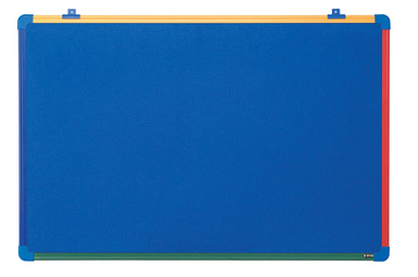 Bi-Office Kinder-Filztafel Schoolmate, blau, 600 x 450 mm