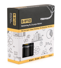 Bi-Office Whiteboard-Marker Inkstring, 12er Etui