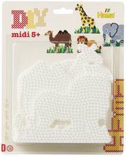 Hama Stiftplatten Elefant, Giraffe, Löwe, Kamel