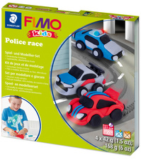 FIMO kids Modellier-Set Form & Play Police race, Level 3