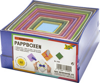 folia Geschenkboxen Herzen,12 Stück Größen/Farben sortiert