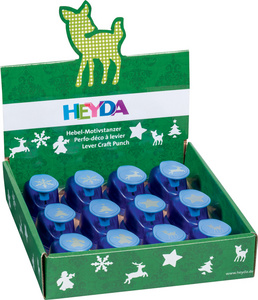HEYDA Weihnachts-Motivstanzer, groß, Bambi-Display