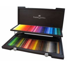 FABER-CASTELL Buntstifte POLYCHROMOS, 120er Holzkoffer