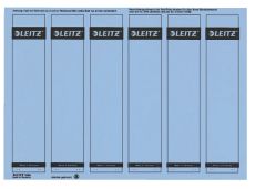 Leitz 1686 PC-beschriftbare Rückenschilder - Papier, kurz/schmal, 150 Stück, blau