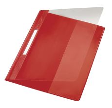 Leitz 4194 Hefter Exquisit, A4, Überbreite, PVC, rot